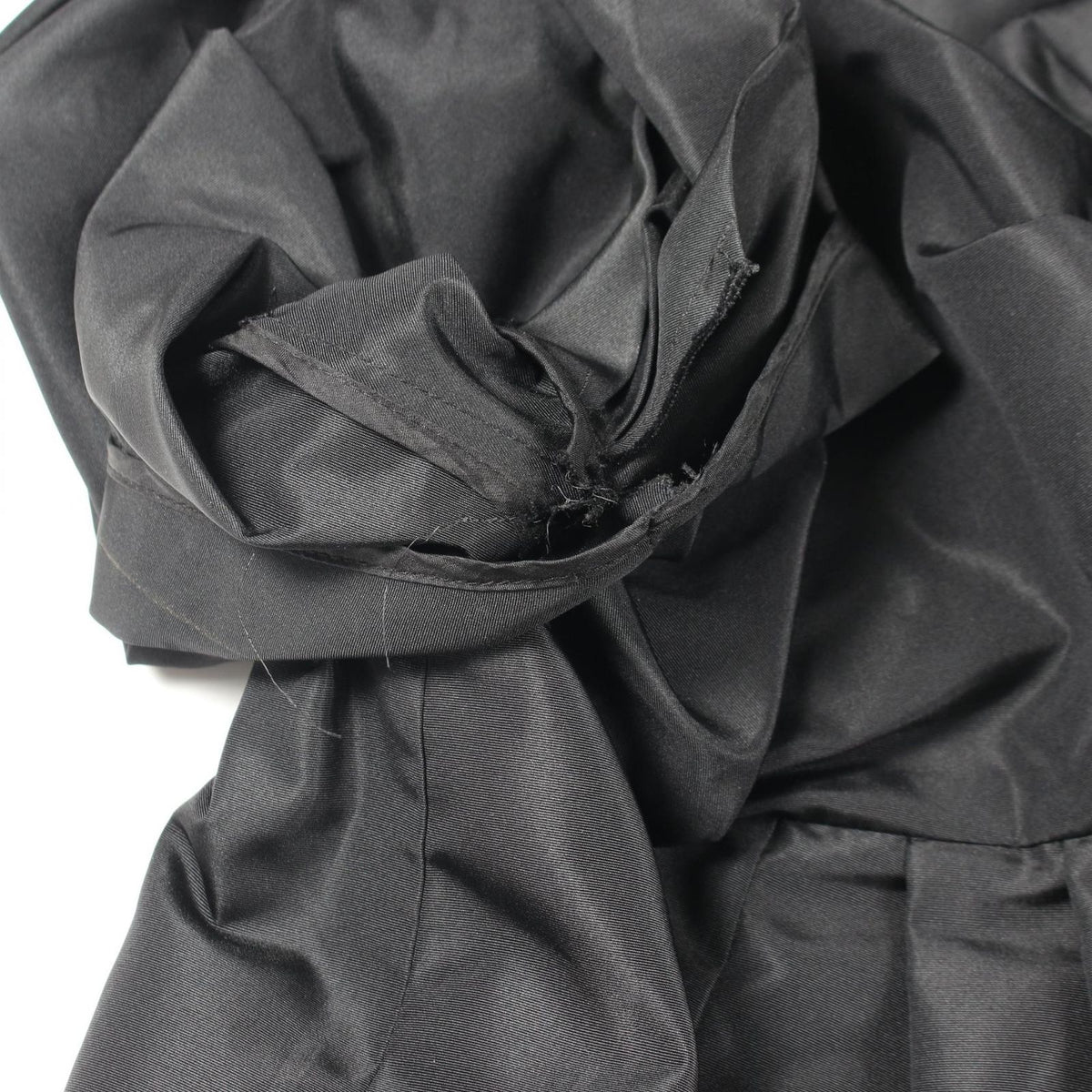 Prada Collarless Jacket Short Sleeve Silk — view 8