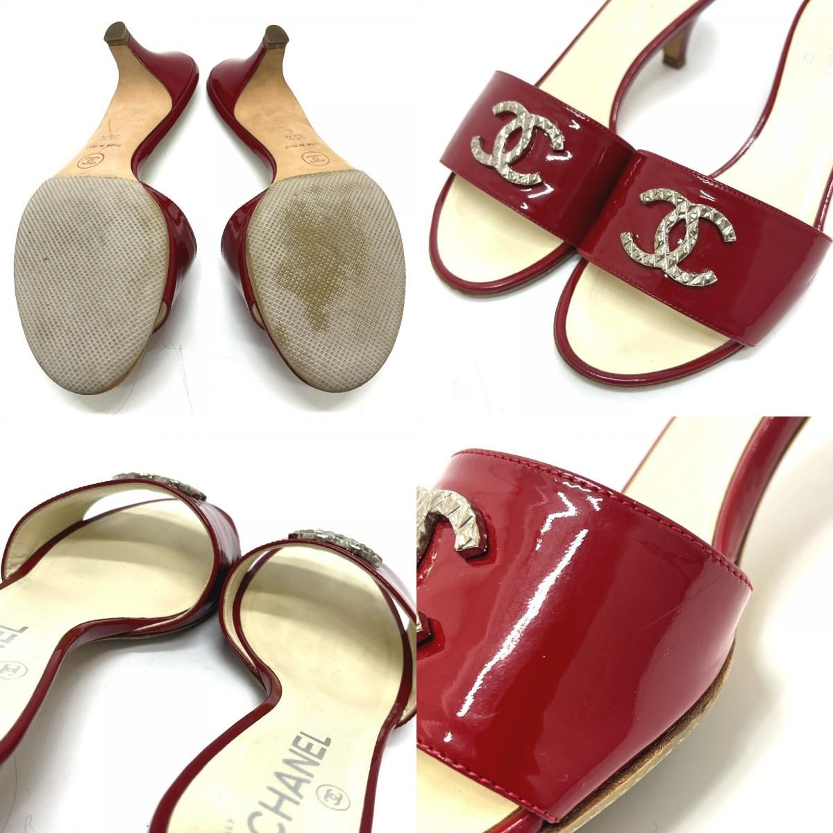 Chanel Sandals Brilliant Patent — view 8
