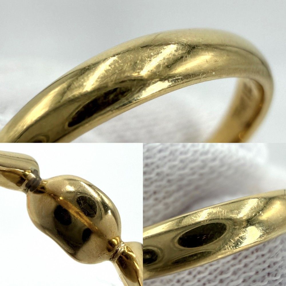 Tiffany & Co Ring Bean Accessory 18K Yellow Gold Diamond Vintage — view 6