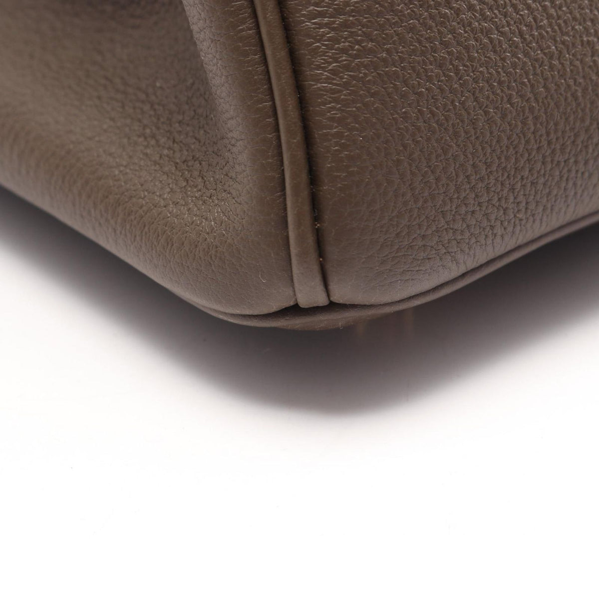 Hermes Birkin 25 Vert Roden Leather Handbag — view 6