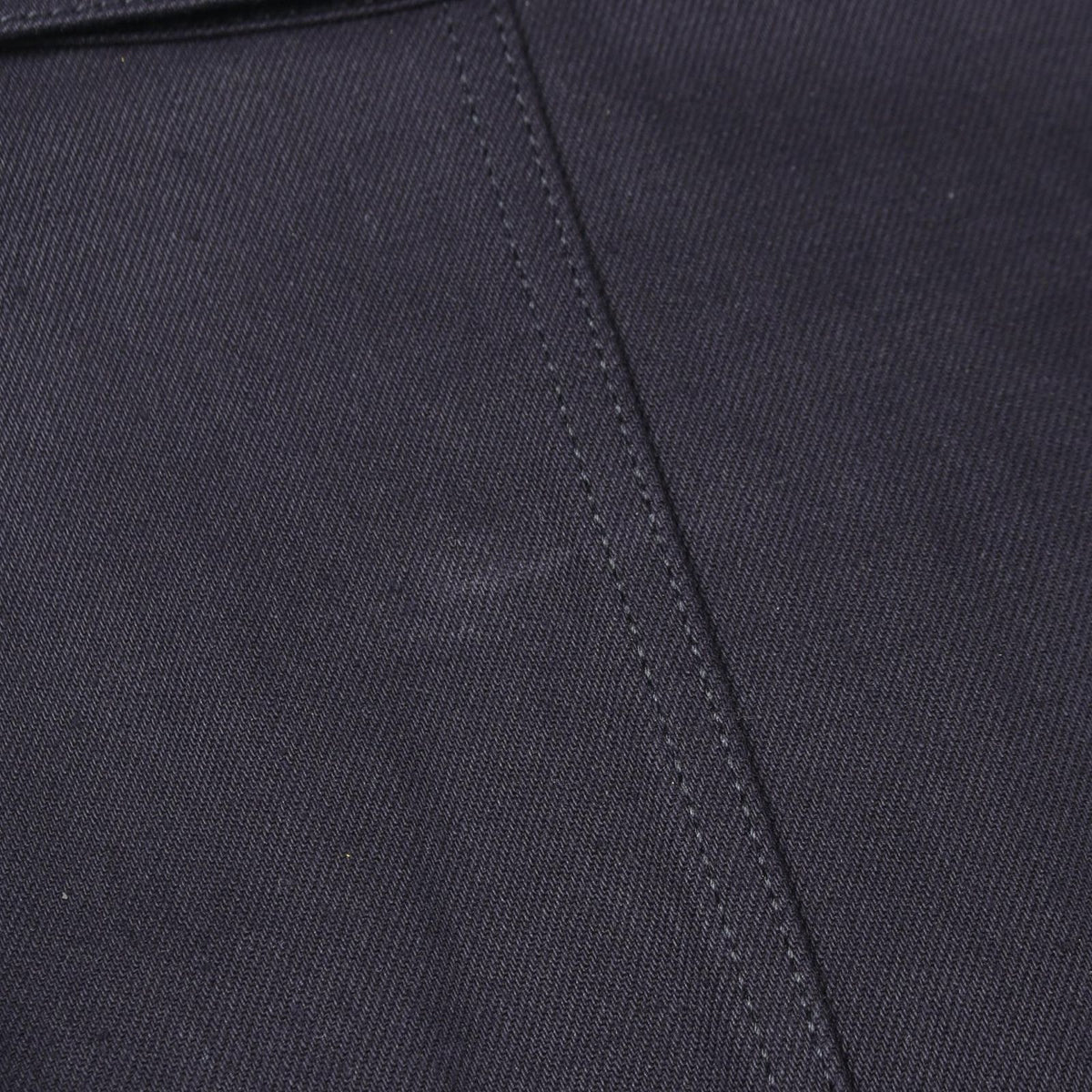 Hermes Denim Jacket Sellier Buttons Navy Cotton — view 8