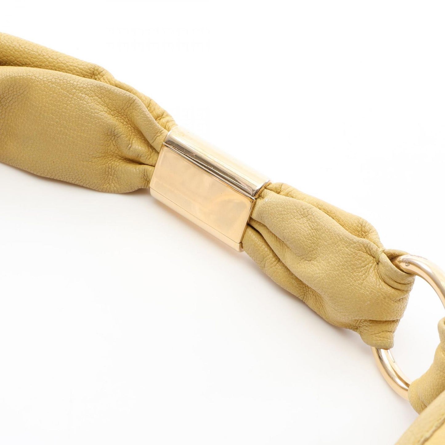 Saint Laurent Paris Shoulder Bag Tropez Yellow Leather — view 8