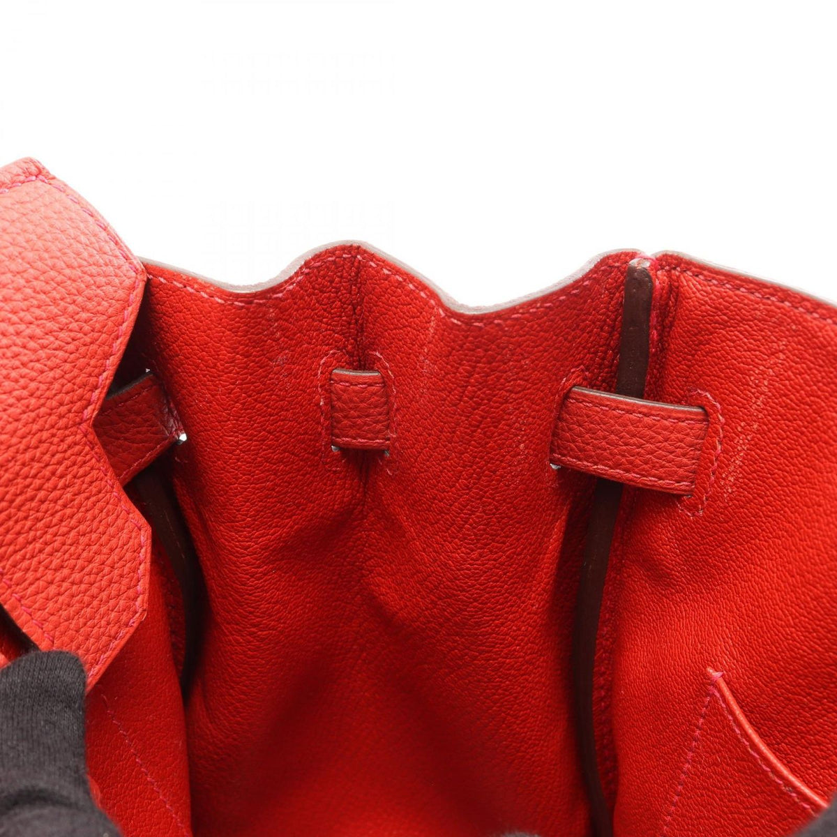 Hermes Birkin 30 Red Leather Handbag — view 8