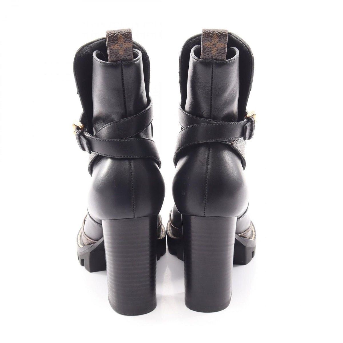Louis Vuitton Boots Star Trail Line Leather Canvas — view 8