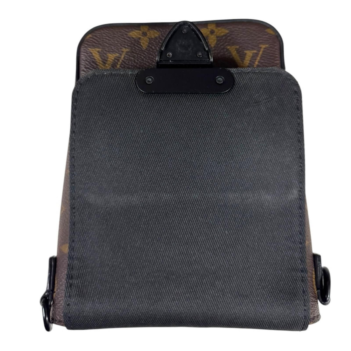 Louis Vuitton S Rock Vertical Wearable Wallet Monogram Macassar Shoulder Bag — view 8