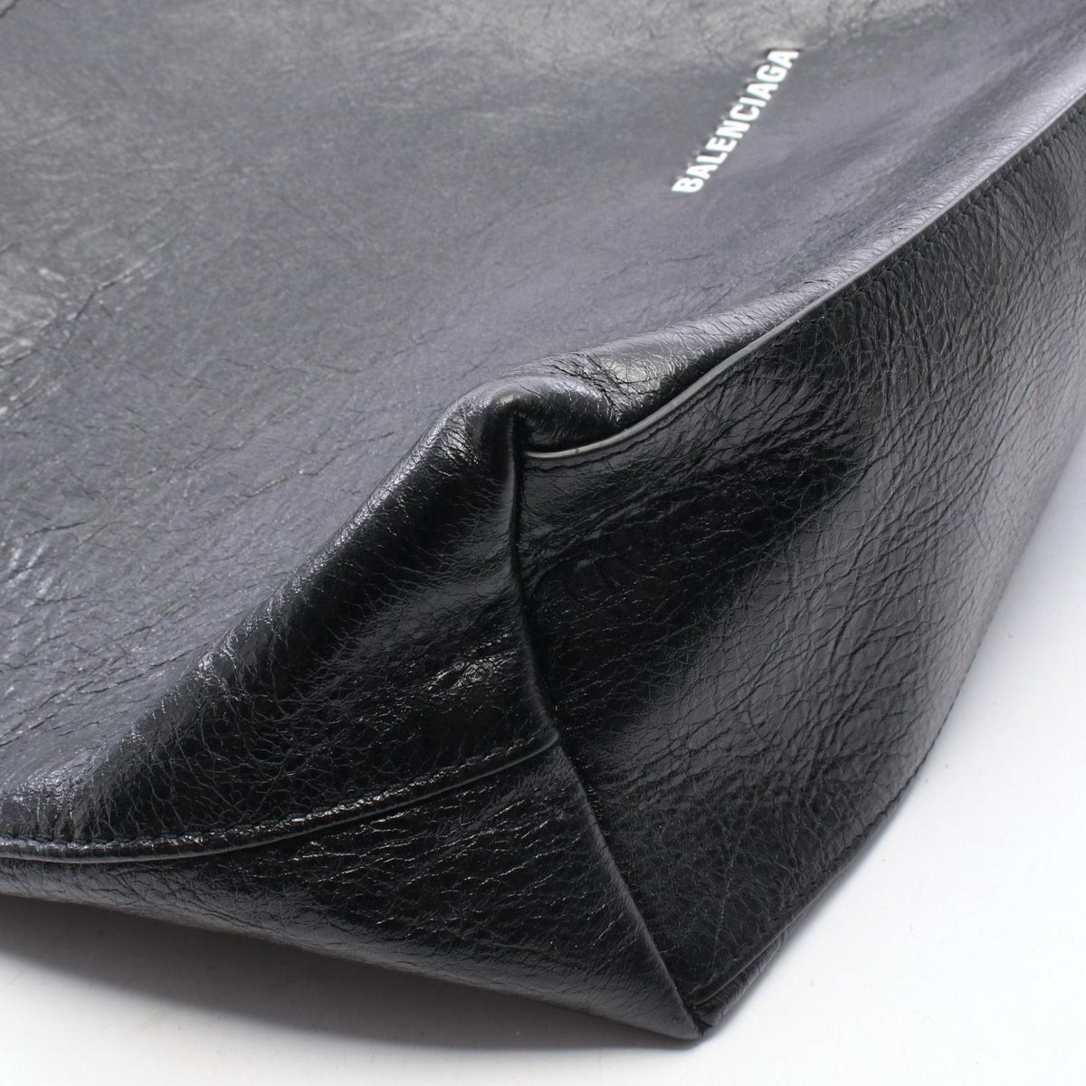 Balenciaga Tote Bag Explorer 2-Way Black White Leather — view 6