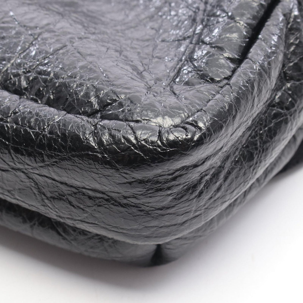 Balenciaga Shoulder Bag Explorer Black White Leather — view 5