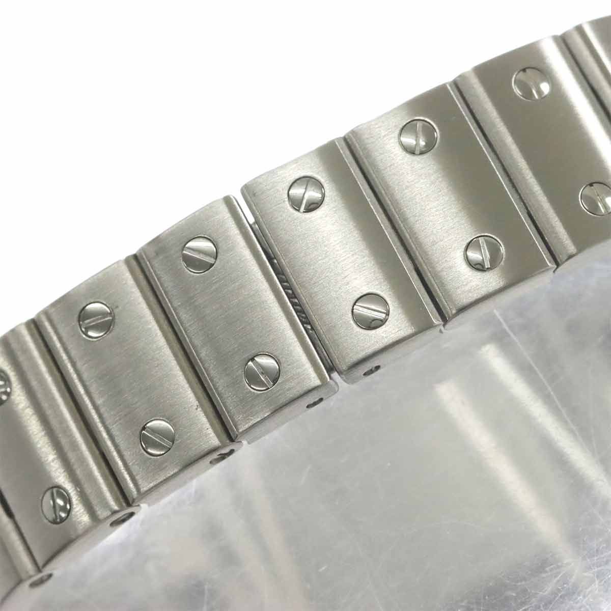 Cartier Santos Galbee SM Watch Date Silver Automatic — view 7