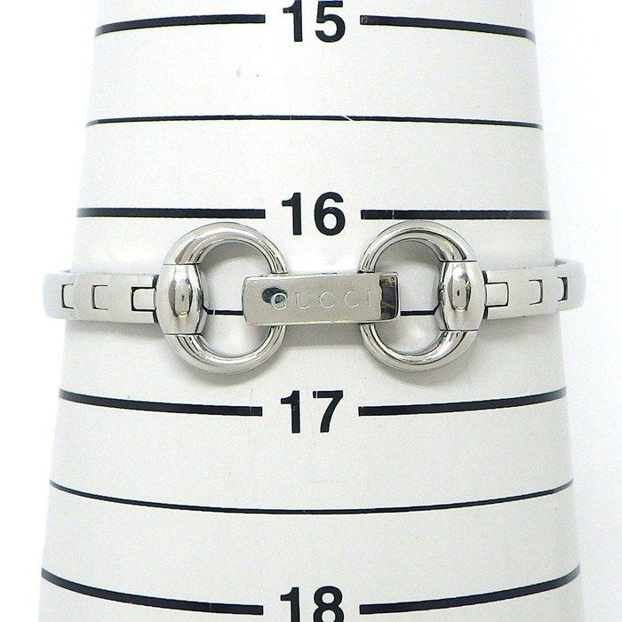 Gucci Watch Bracelet 109 Bangle Horsebit Rectangular GG Logo Pink Shell Dial SS — view 8