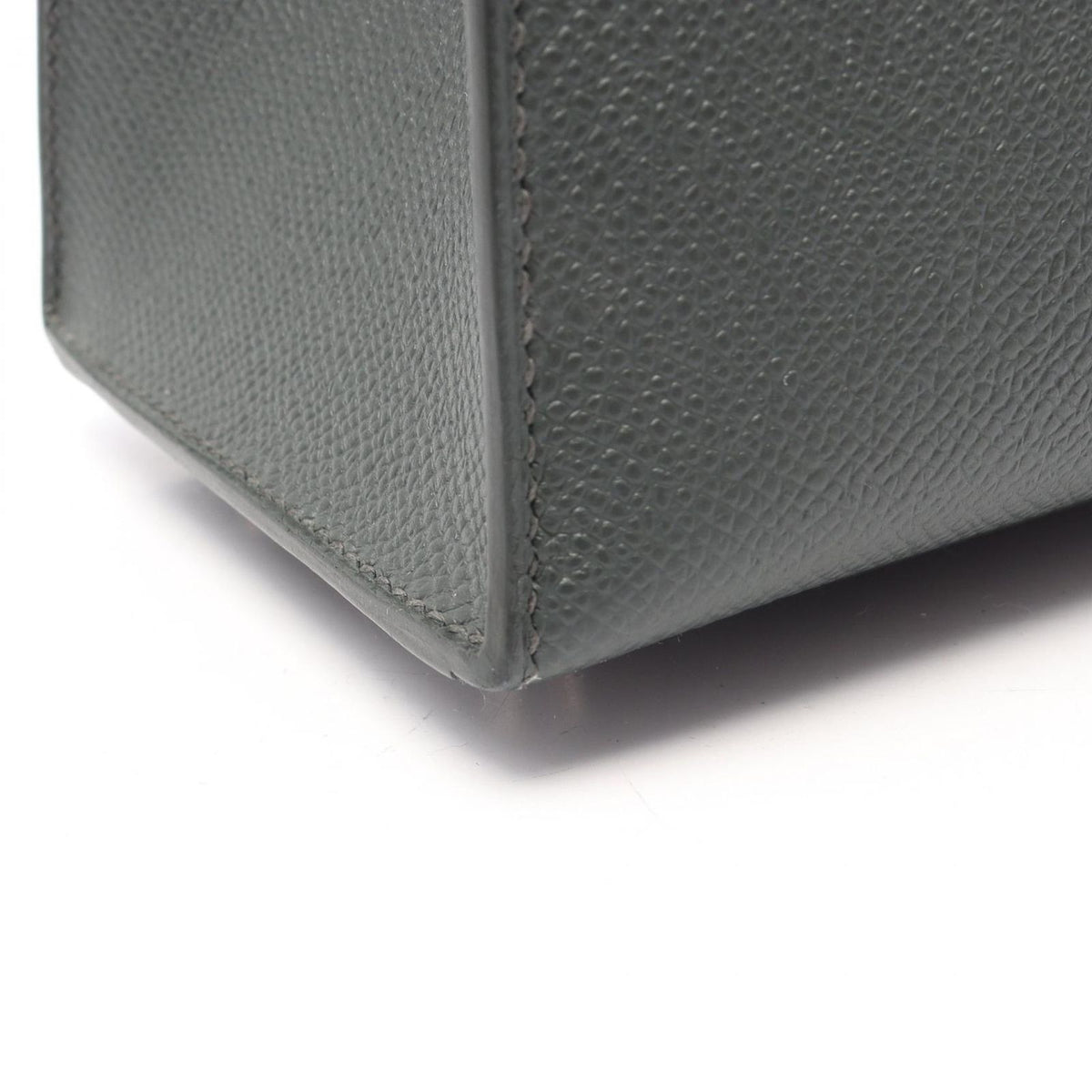 Hermes Kelly 25 Vert Mangrove Sellier 2-Way Handbag — view 7