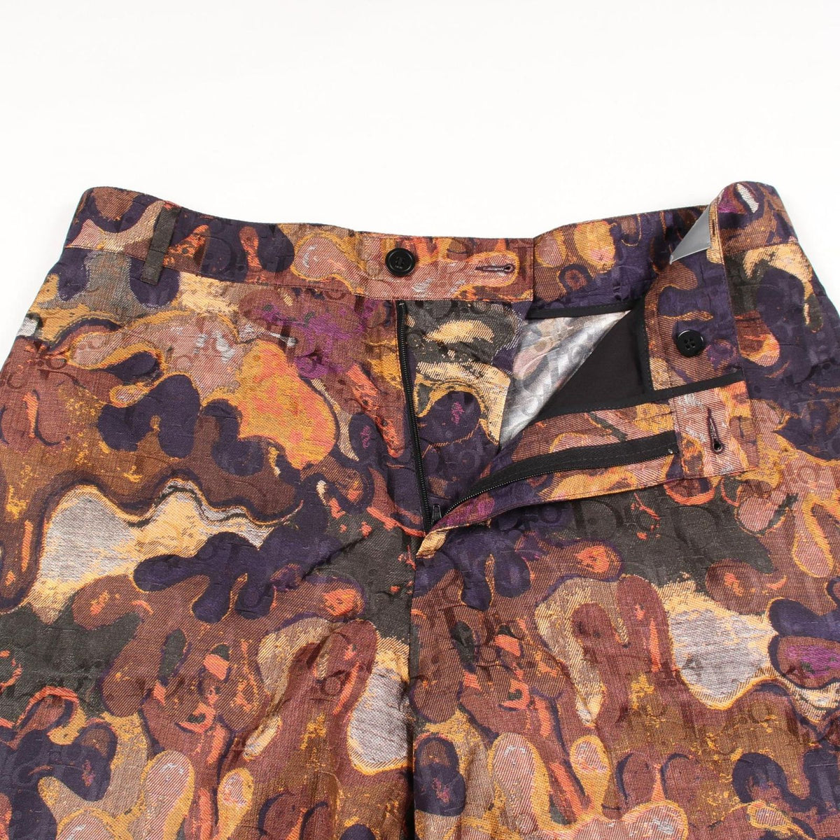 Dior Pants Peter Doig Camouflage Shorts Silk Cotton — view 5