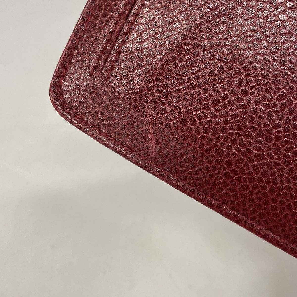 Chanel Wallet on Chain Caviar Leather Bordeaux Gold — view 8