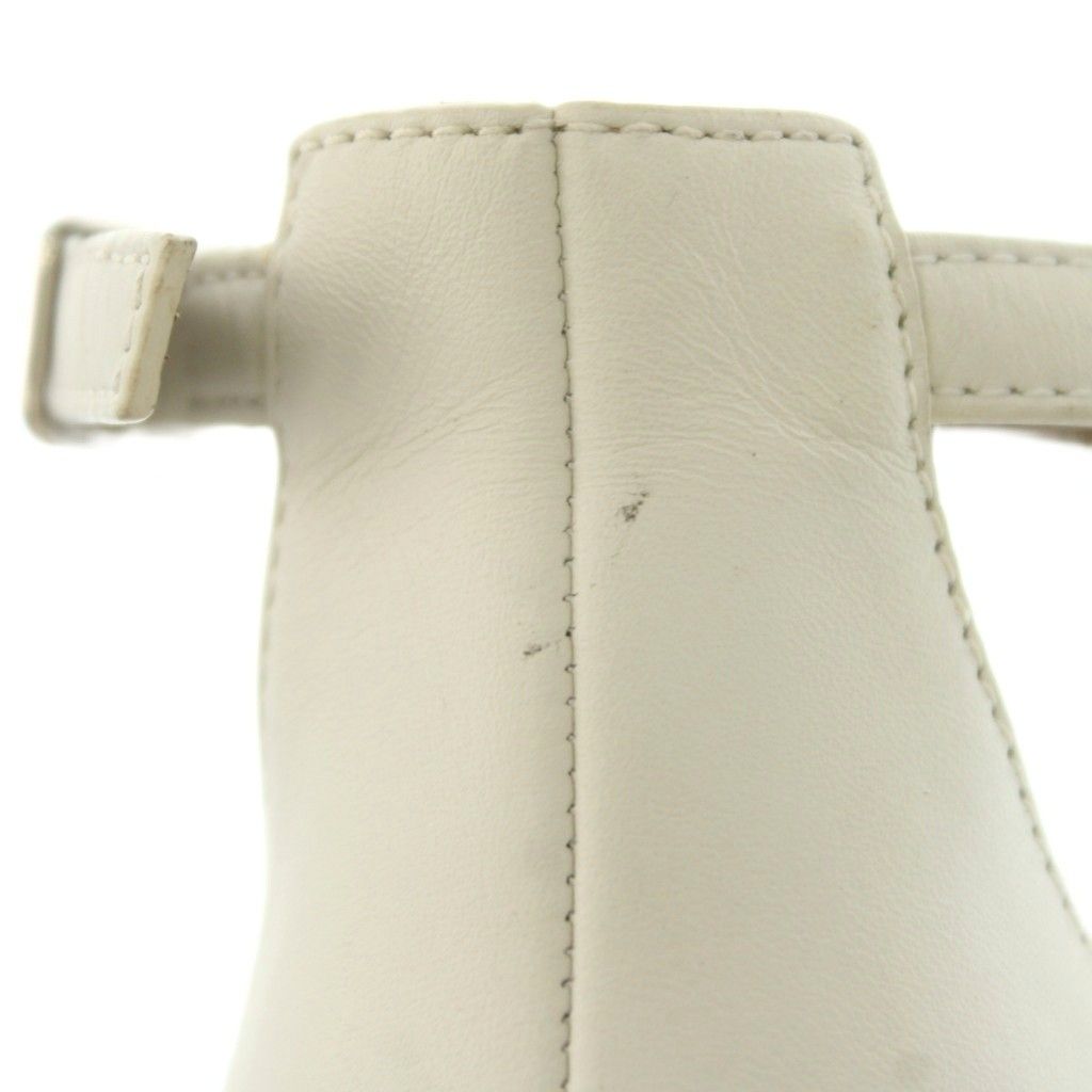 Hermes Legend Wedge Sole Sandals Motif White 36 — view 8