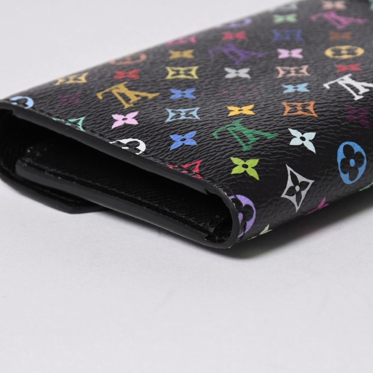 Louis Vuitton Takashi Murakami Monogram Multicolor Portefeuille Trifold Wallet — view 8