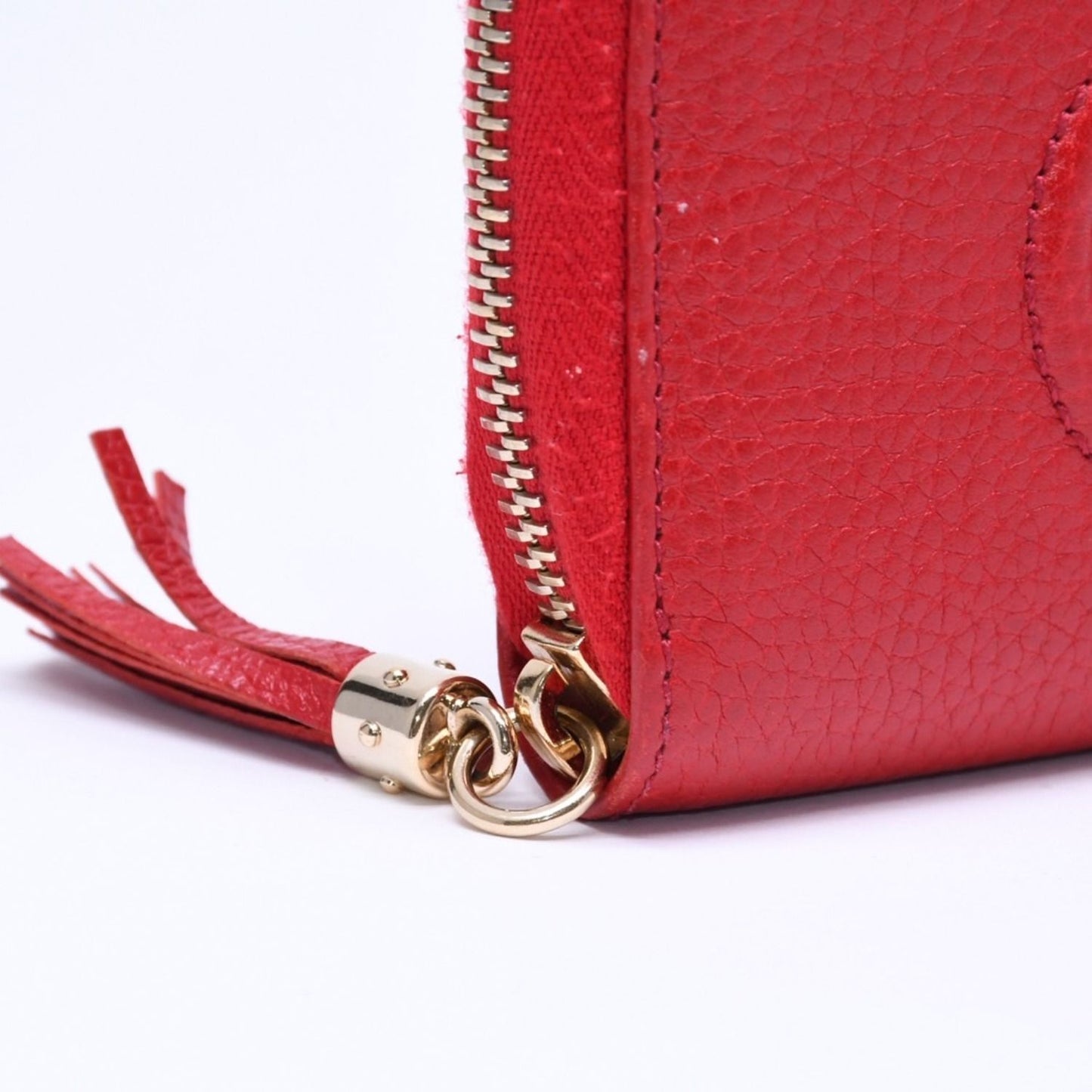 Gucci Soho Fringe Compact Wallet Coin Purse Leather — view 8