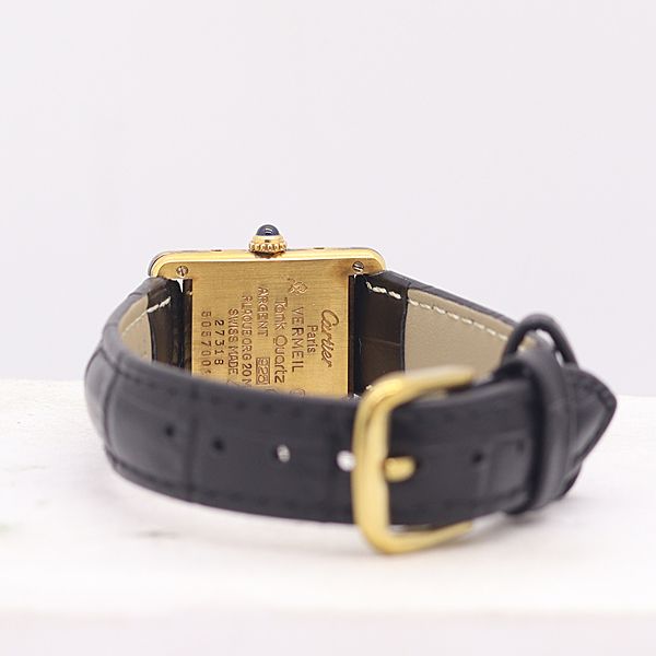 Cartier Must Tank SM Quartz White Dial Watch — view 4