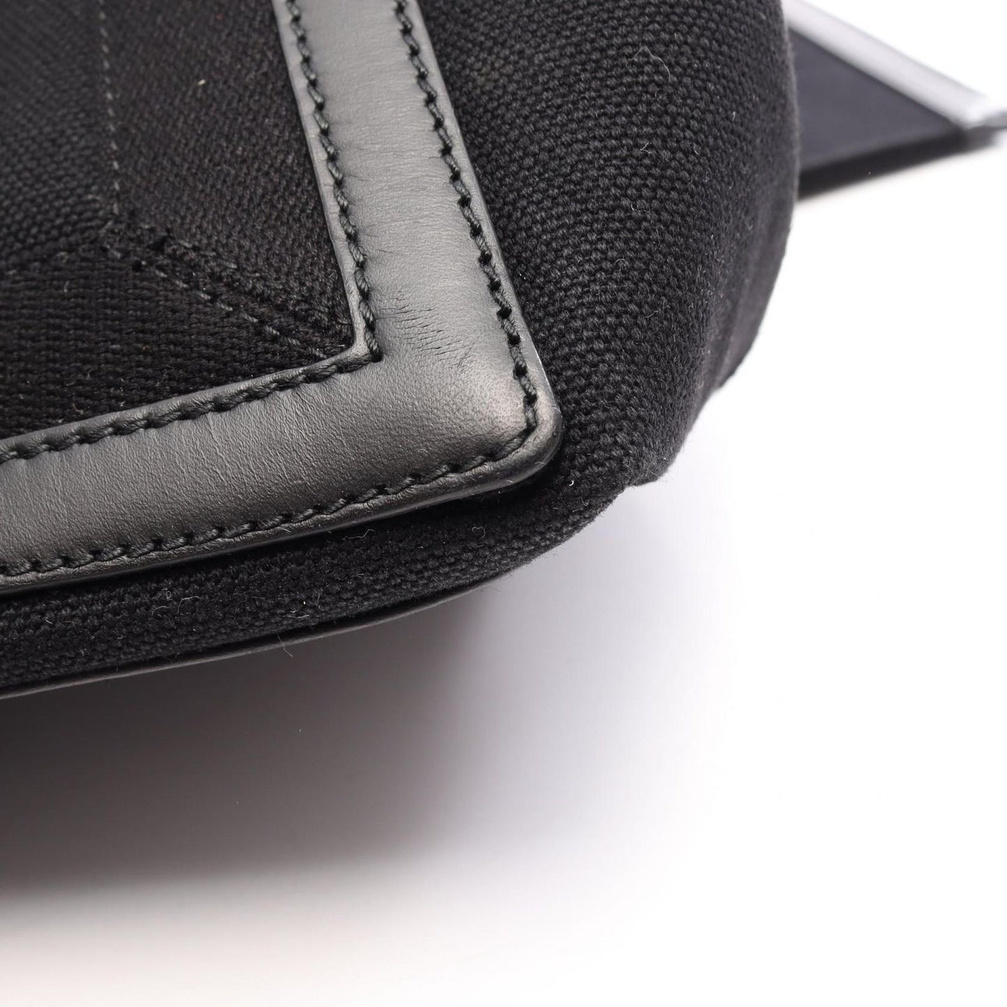 Balenciaga Tote Bag Navy Cabas S Black Leather — view 8