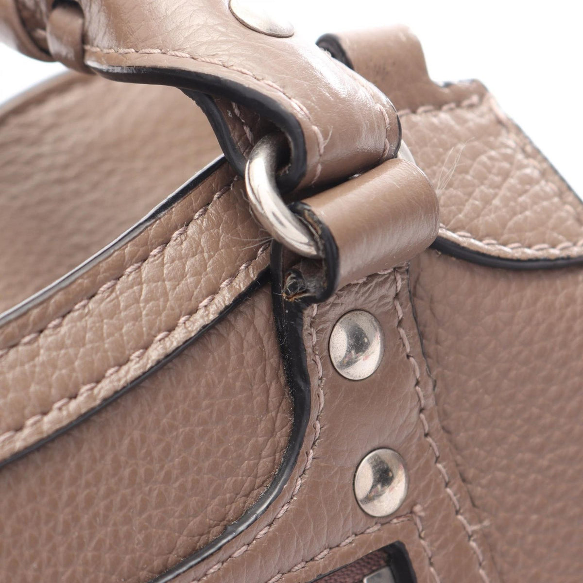 Balenciaga Neo Class City Mini 2-Way Gray Leather Neo Classic Handbag — view 8