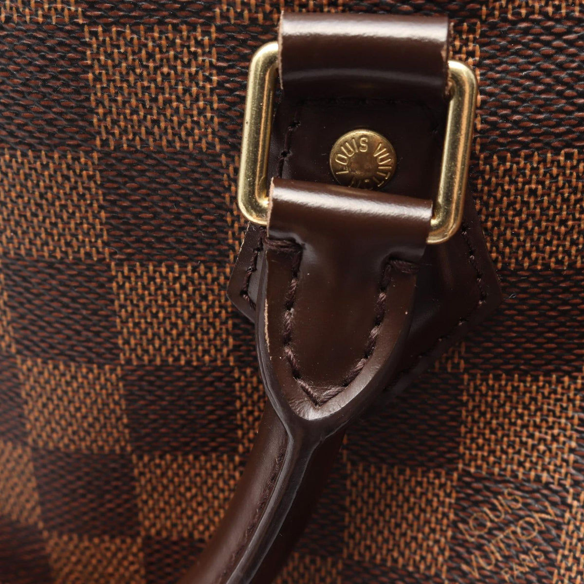 Louis Vuitton Handbag Speedy Bandouliere 30 Damier Ebene 2-Way Canvas Leather — view 8