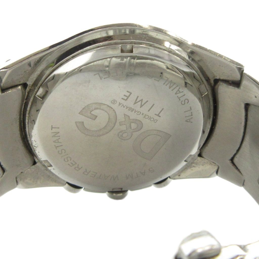Dolce & Gabbana D&G Watch Quartz Chronograph Carre Date White Dial Silver — view 6
