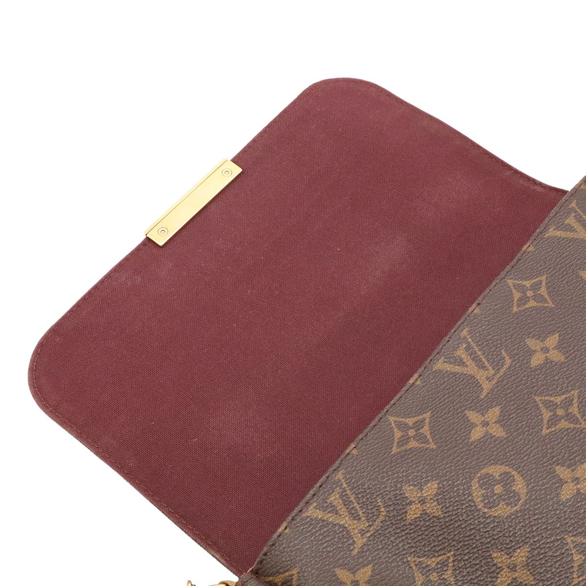 Louis Vuitton Monogram Favorite MM Shoulder Bag Crossbody Chain 2-Way Clutch — view 8