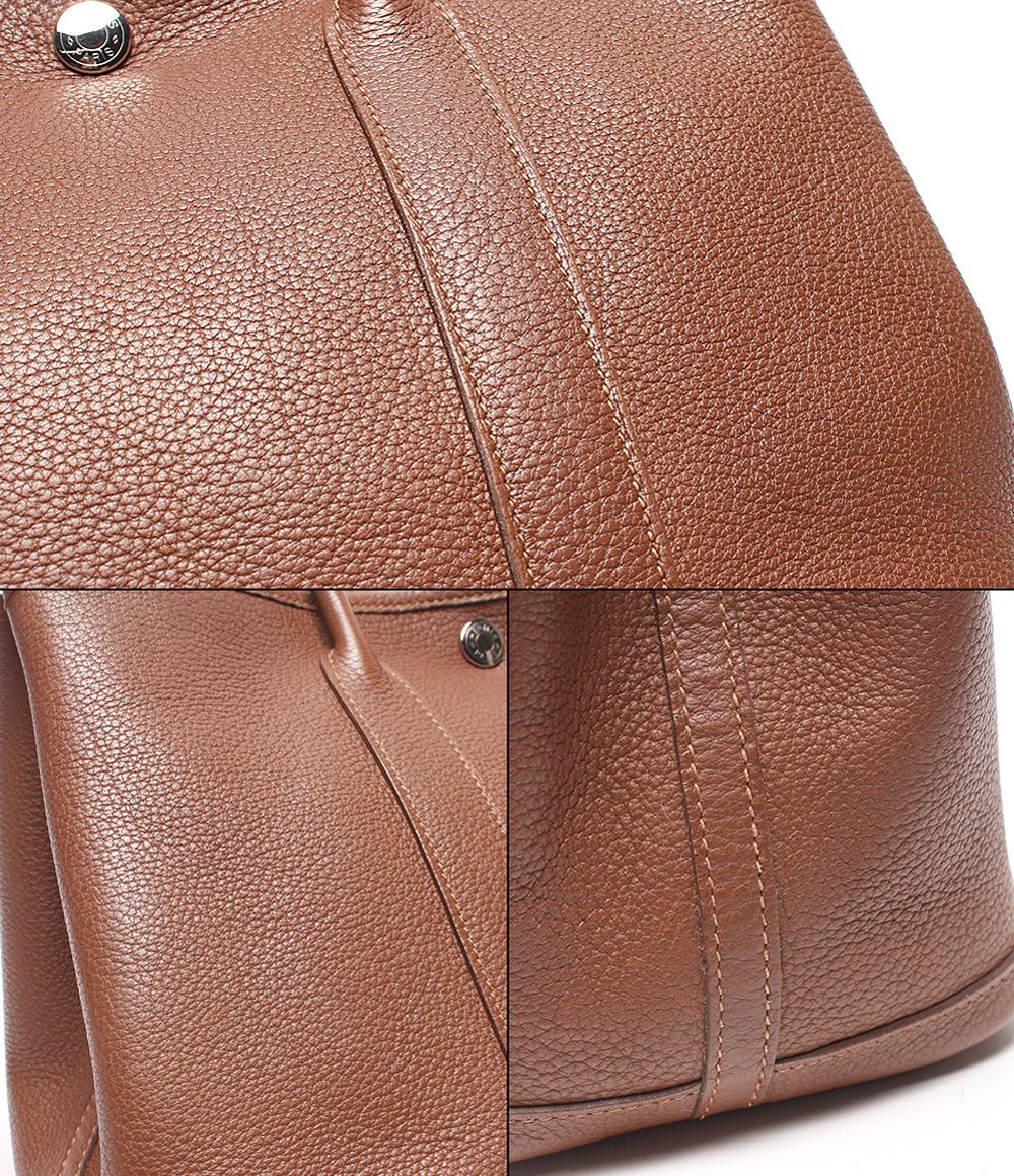 Hermes Handbag Silver Garden Party TPM Tote — view 8