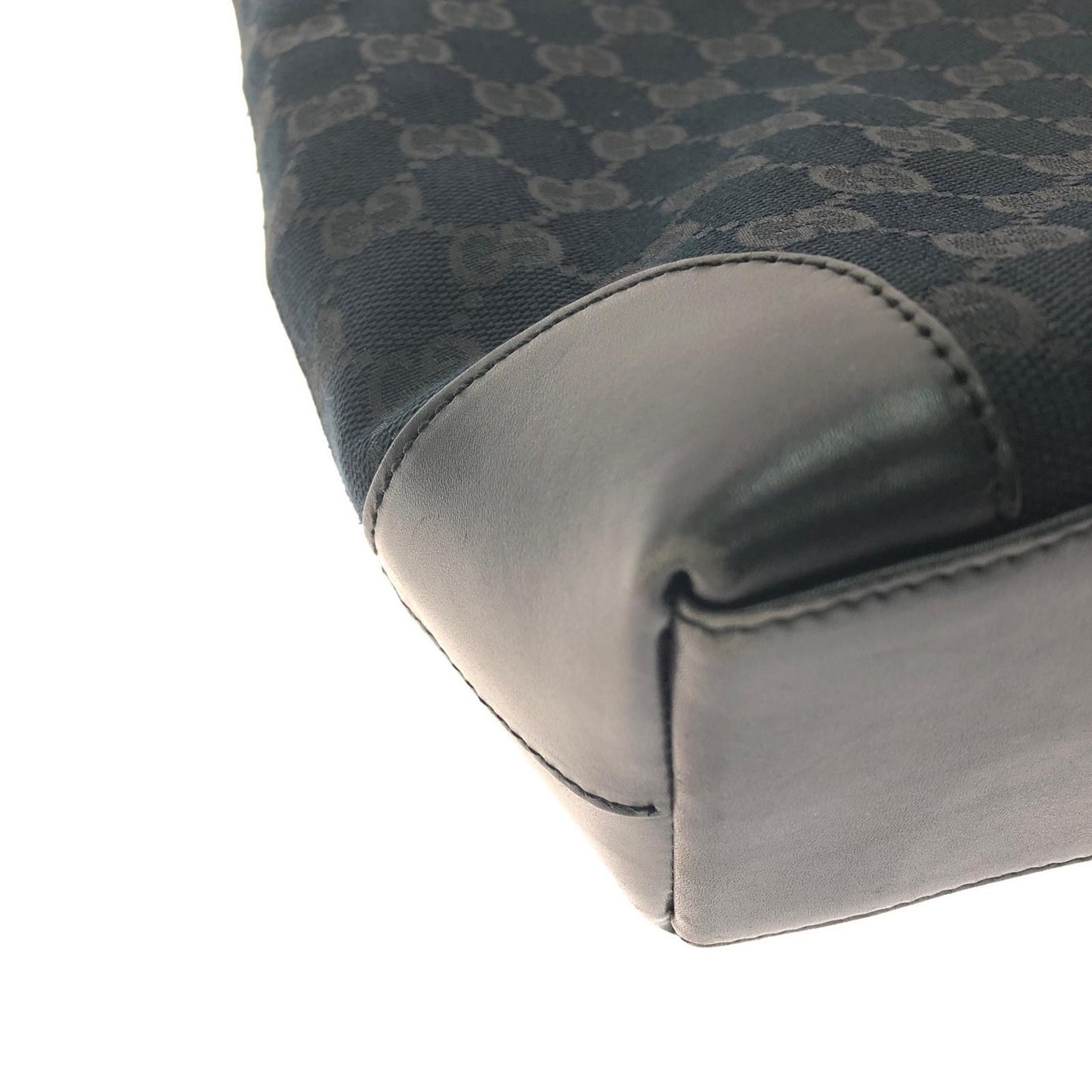 Gucci Handle Tote GG Canvas Leather Black — view 8