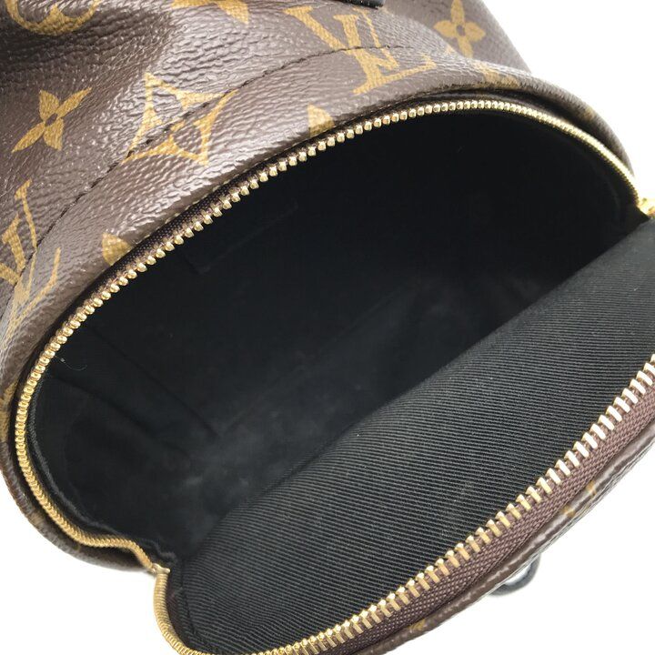 Louis Vuitton Palm Spring Backpack Monobank Leather — view 8