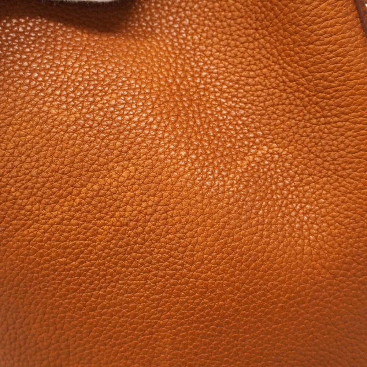 Hermes Picotin Lock MM Barenia Faubourg Silver Handbag — view 8