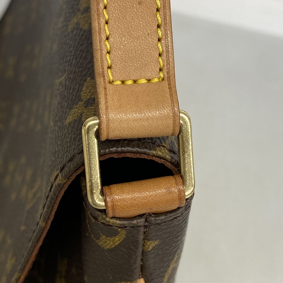 Louis Vuitton Shoulder Bag Monogram Musette Tango Short Strap Brown — view 8