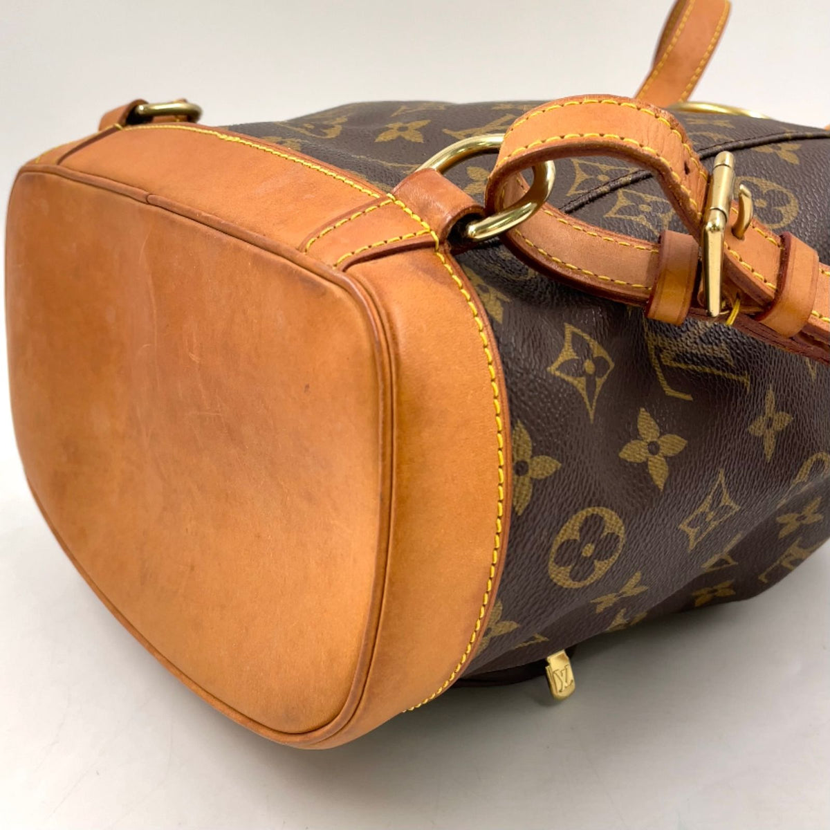 Louis Vuitton Montsouris MM Monogram Leather Backpack — view 8