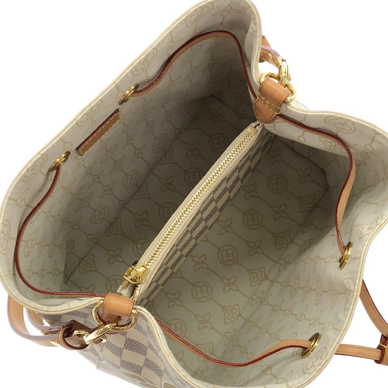 Louis Vuitton Damier Azur Neo Noe MM Shoulder Bag — view 8