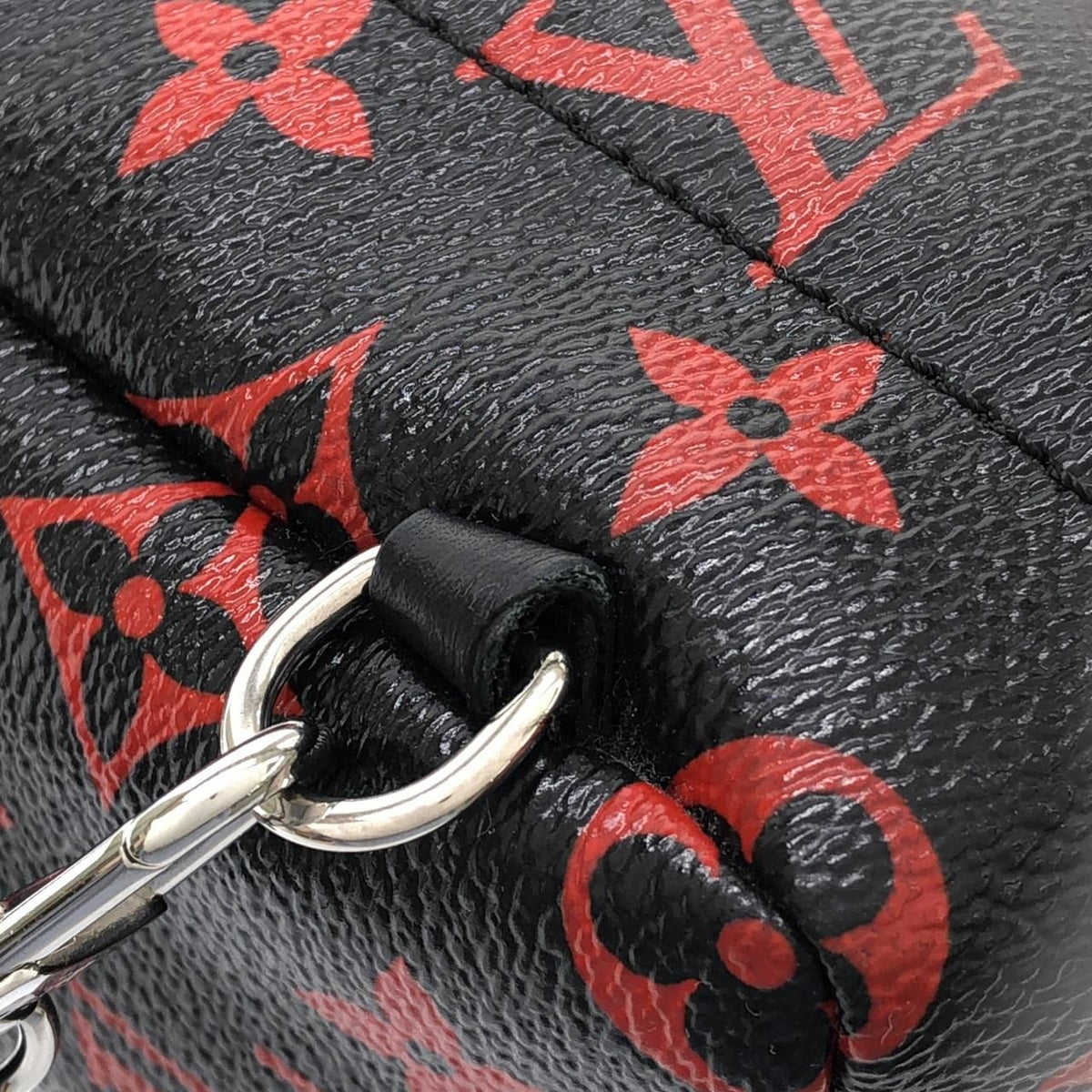 Louis Vuitton Monogram Infra Rouge Palm Spring Backpack Mini — view 8
