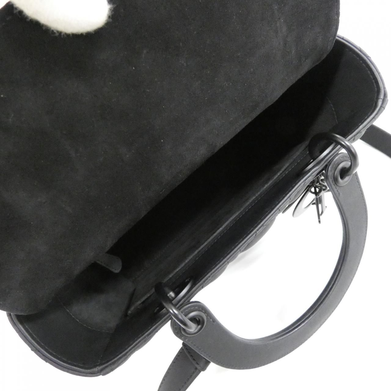 Dior Lady Bag Handbag Black — view 6