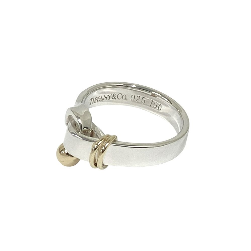 Tiffany & Co 18K Yellow Gold Hook Eye Ring No Silver — view 4
