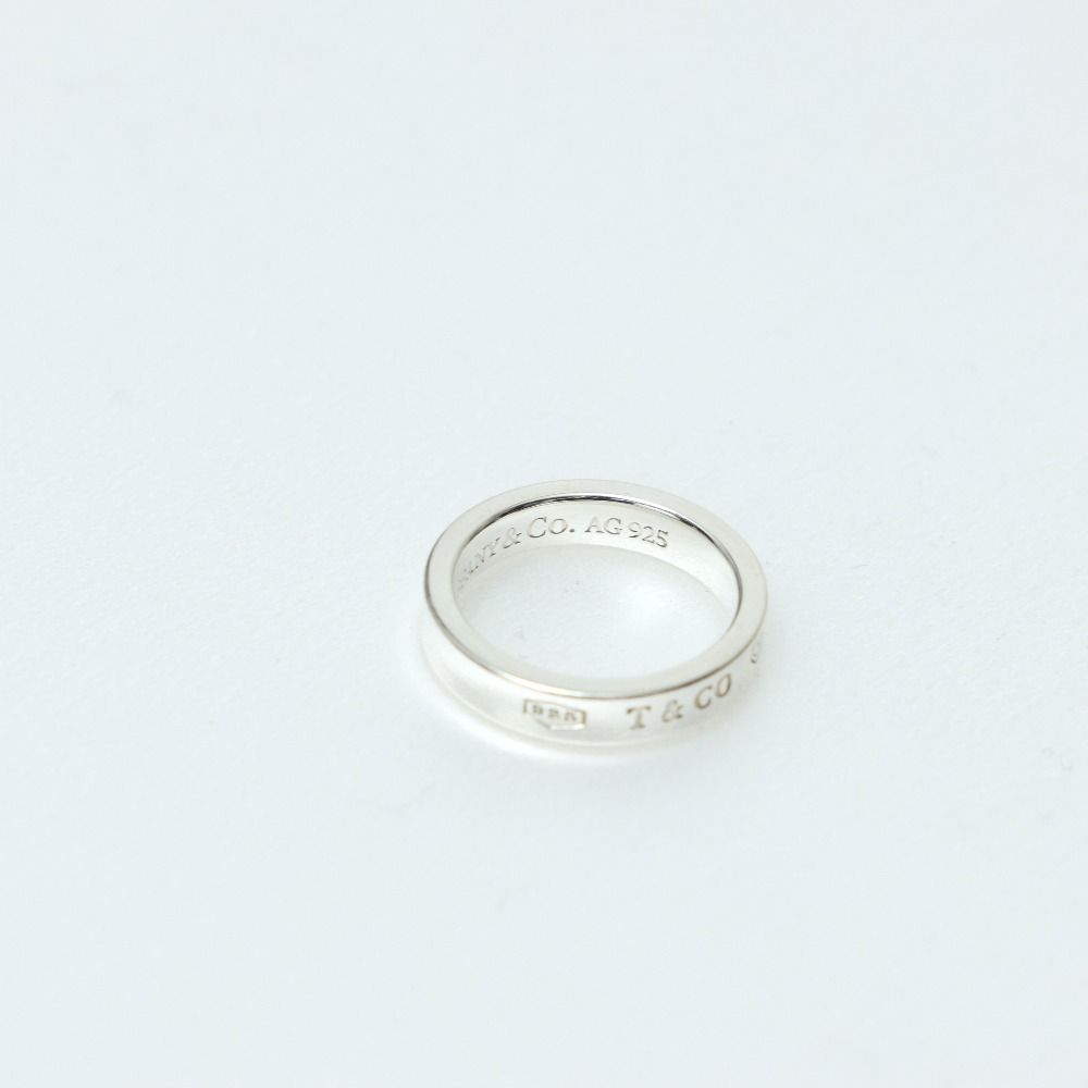 Tiffany & Co 1837 Ring Narrow 925 Sterling Silver — view 5