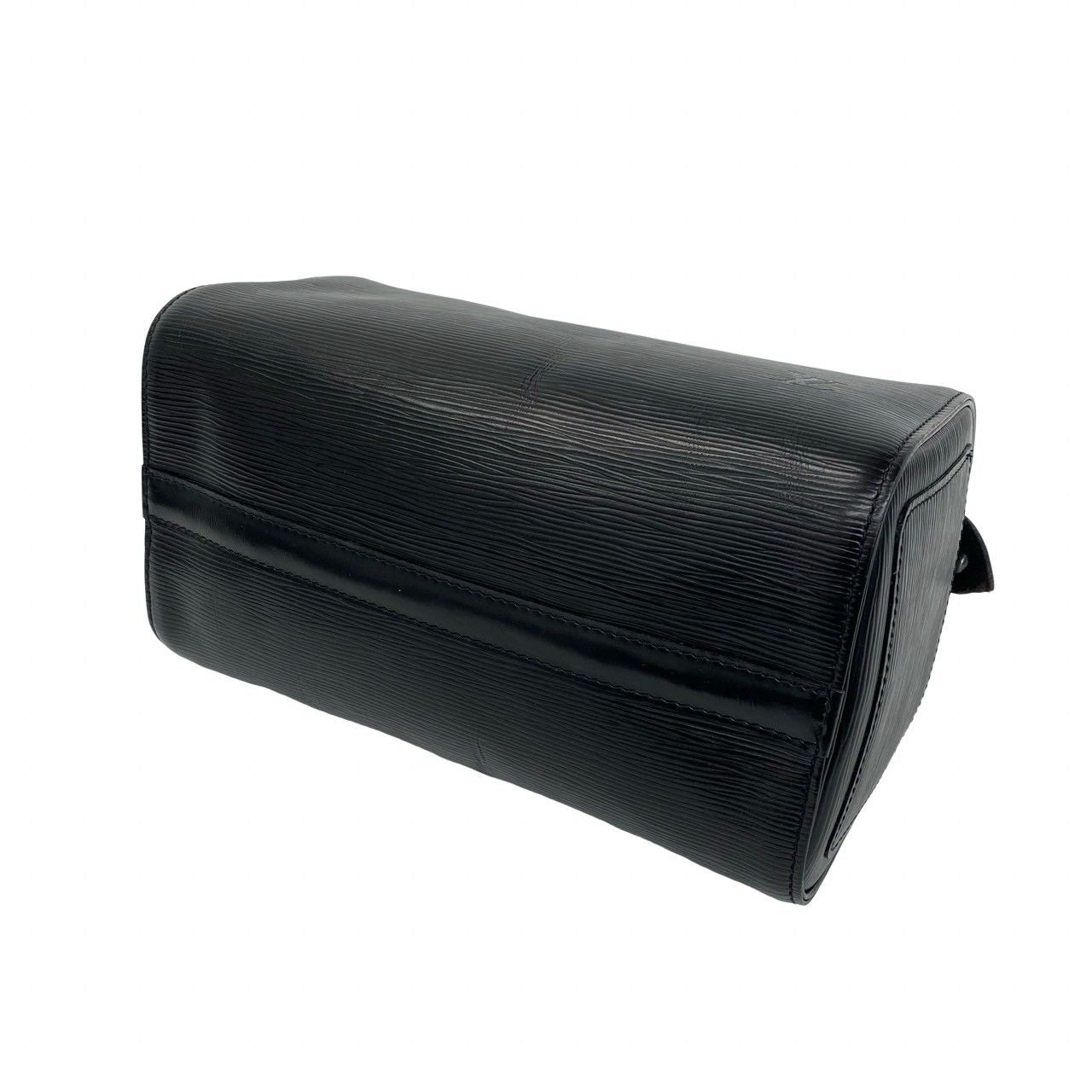 Louis Vuitton Vintage Speedy 30 Epi Leather Handle Mini Boston Bag Noir — view 8