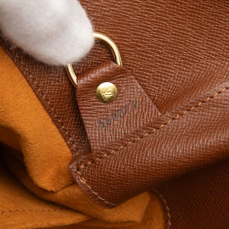 Louis Vuitton Monogram Musette Crossbody Shoulder Bag Brown Leather — view 6