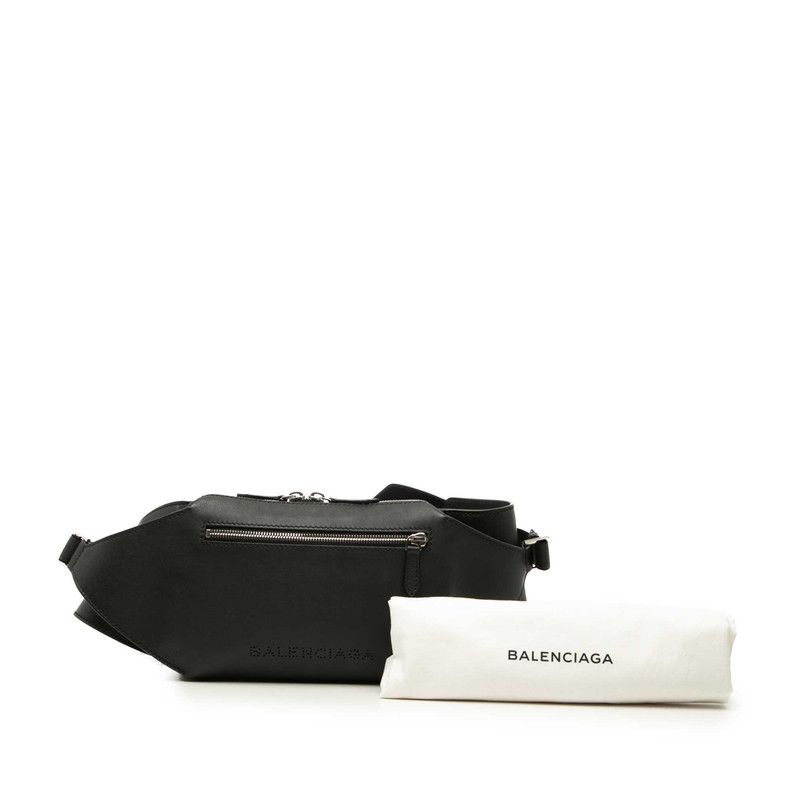 Balenciaga Belt Bag Black Leather — view 8