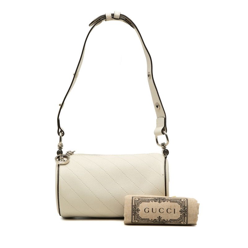 Gucci Blondie Handle Shoulder Bag White Leather — view 7