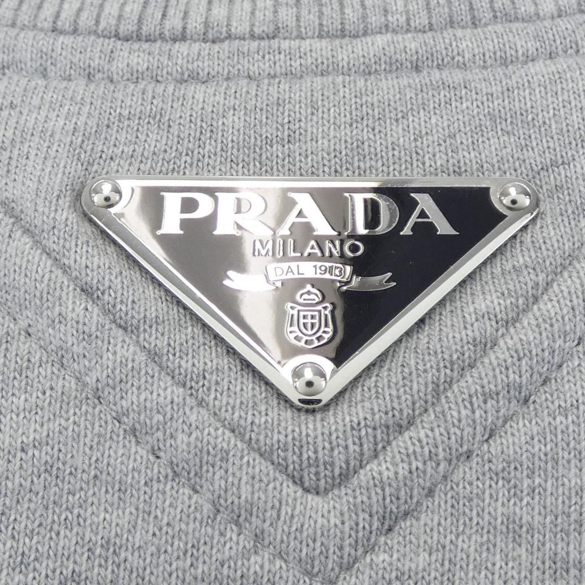 Prada Triangle Logo Sweatshirt — view 7
