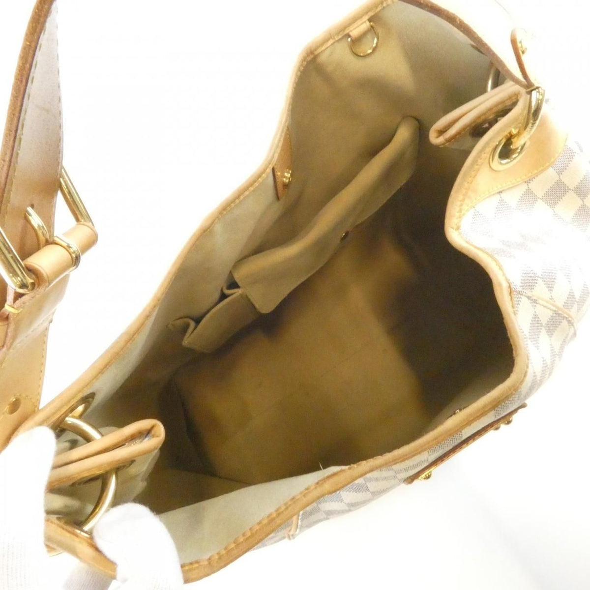 Louis Vuitton Damier Azur Galleria GM Shoulder Bag — view 8