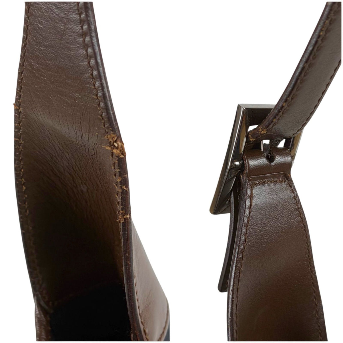Gucci Jackie Canvas Hobo Line Shoulder Bag Sherry Brown Navy — view 8