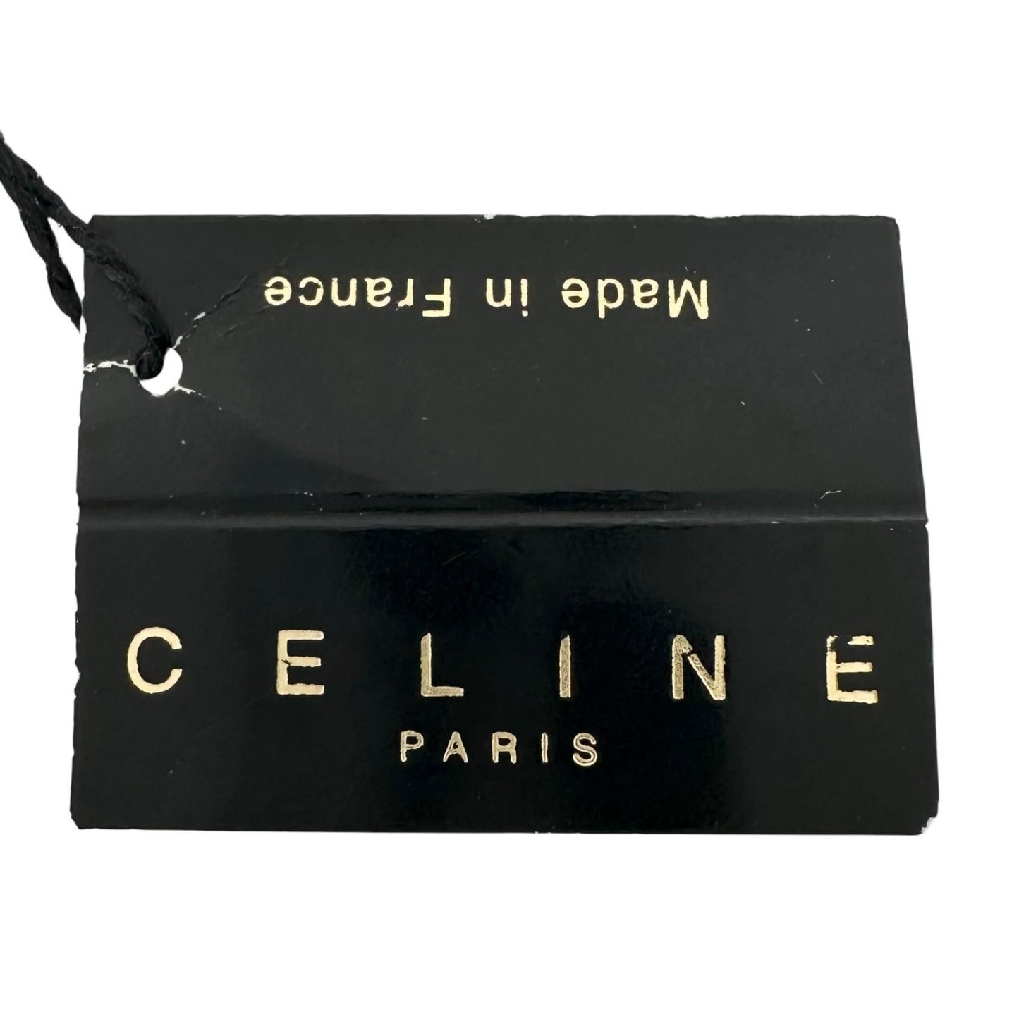 Celine Vintage Faux Pearl Plated Circle Logo Bracelet Gold — view 8