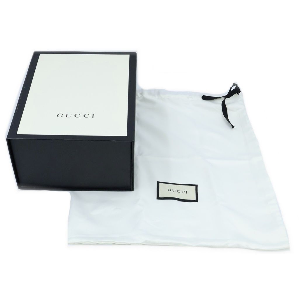 Gucci Ophidia GG Supreme Mini Round Shoulder Bag Brown Leather — view 8