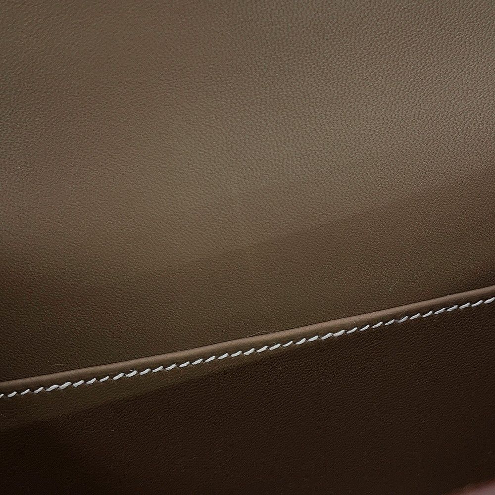 Hermes Shoulder Bag Mini Constance 3 Miroir Etoupe Gold Epsom — view 8