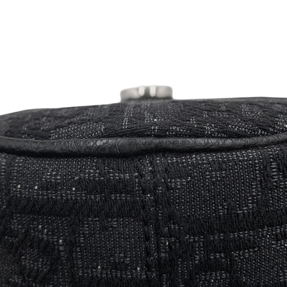 Dior Shoulder Bag Oblique Jacquard Roller Black — view 8