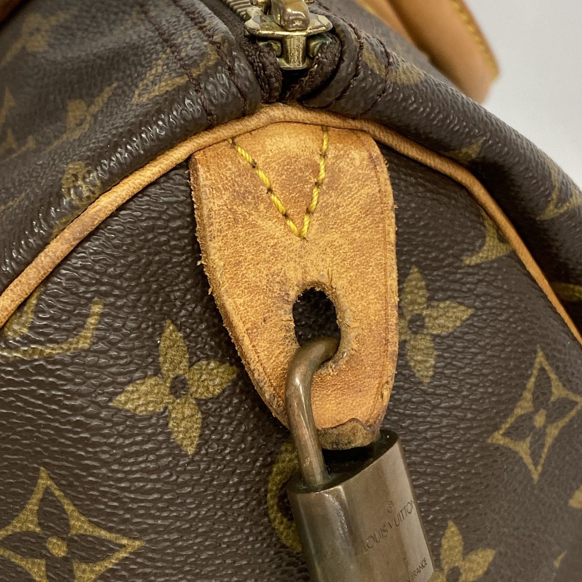 Louis Vuitton Handle Monogram Speedy 35 Brown Handbag — view 8