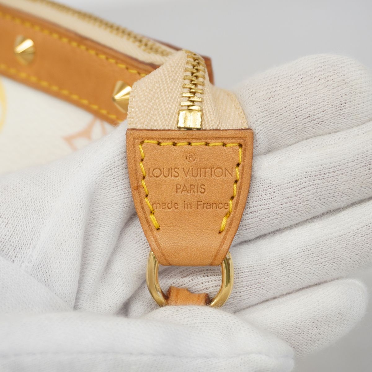 Louis Vuitton Pouch Monogram Multicolor Pochette Soir M Blanc — view 8