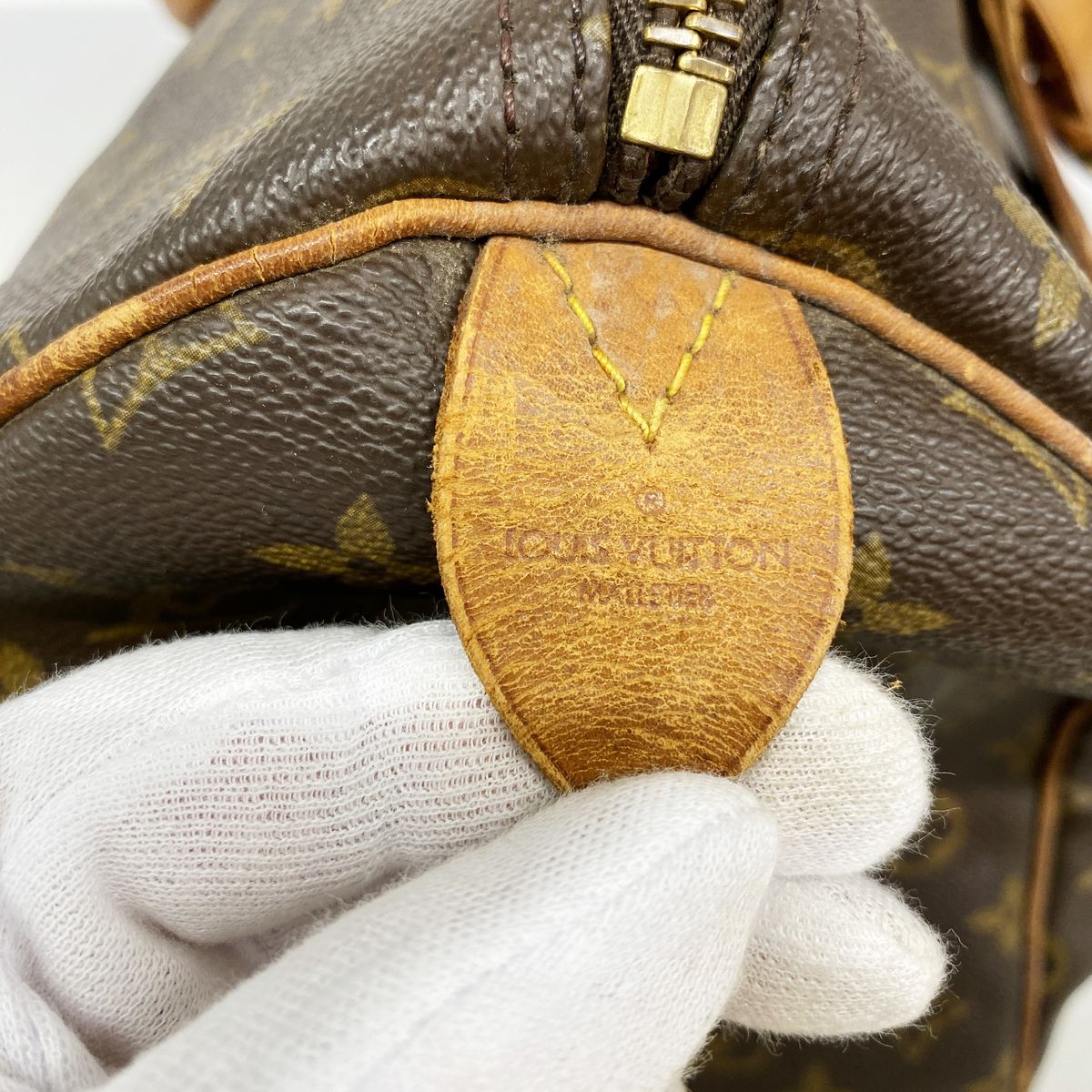 Louis Vuitton Boston Bag Monogram Keepall 45 Brown — view 8